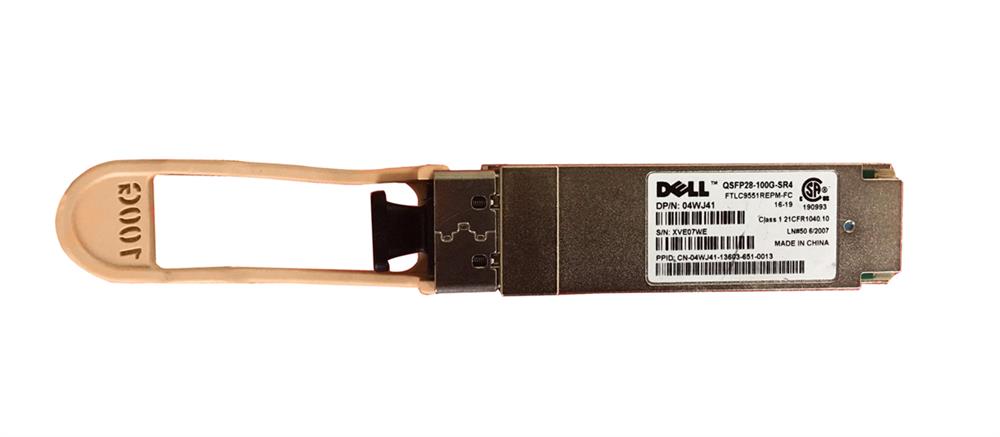 Dell 100Gbps QSFP28 SR4 (4WJ41-RFB) thumbnail