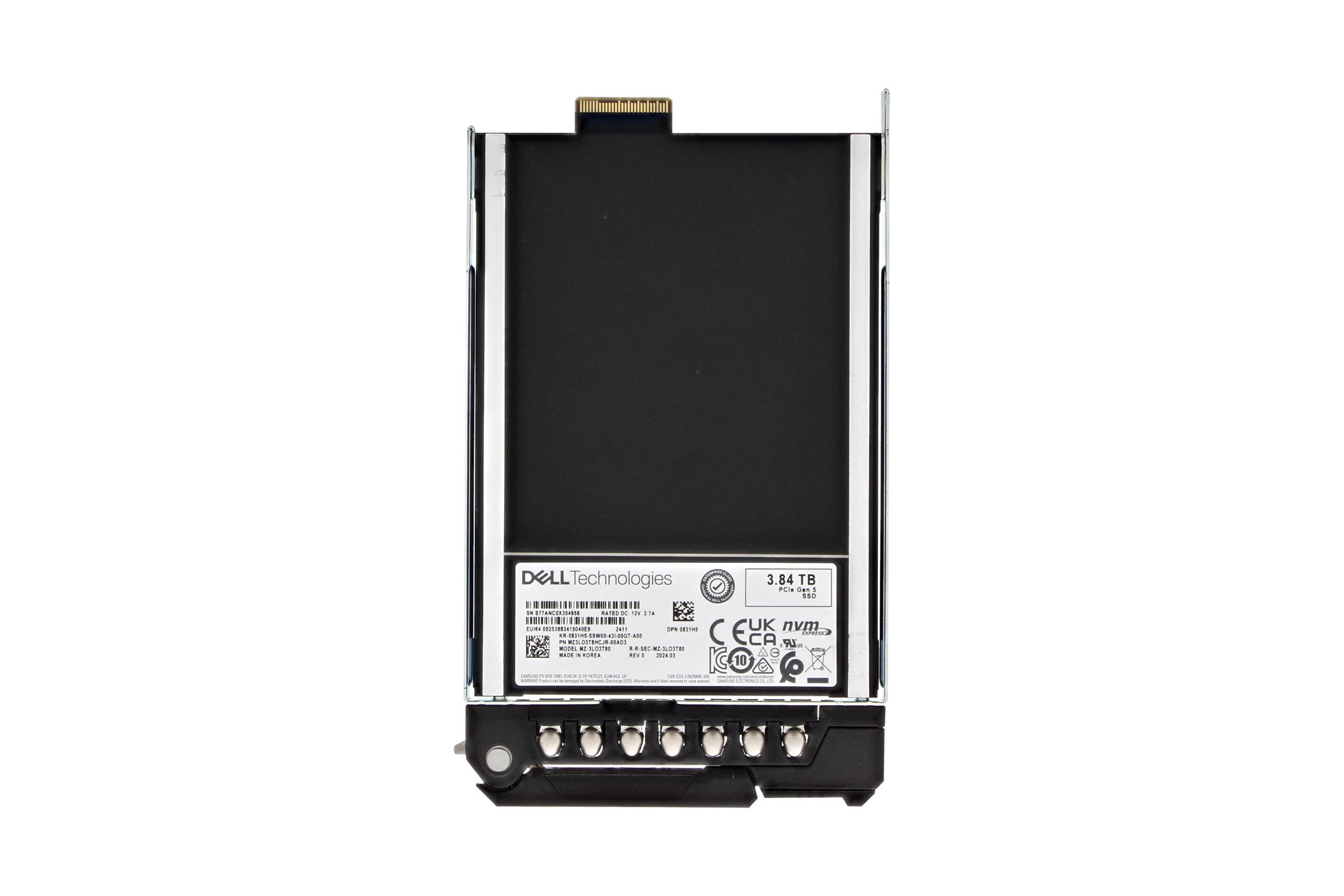 Dell 3.84TB SSD NVMe Gen5 E3.S (831H5-RFB) thumbnail