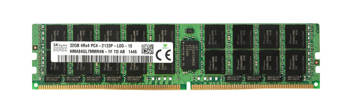 Dell 32GB 4Rx4 PC4-17000LR (HMA84GL7MMR4N-TF-RFB) thumbnail