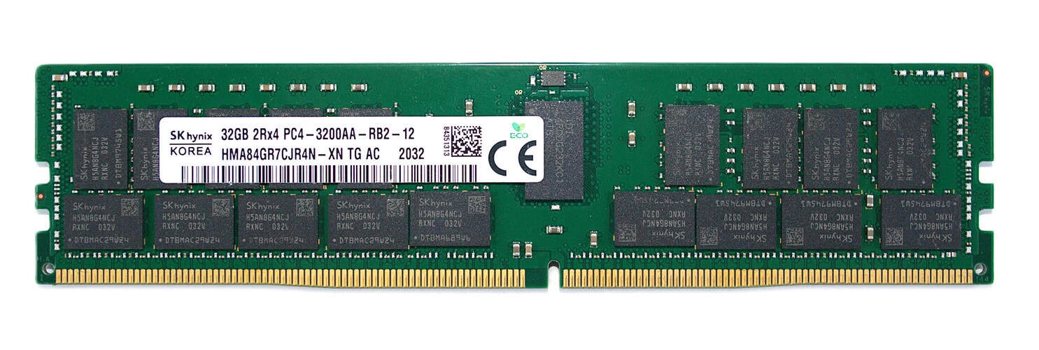 Dell 32GB 2Rx4 PC4-25600AA (HMA84GR7CJR4N-XN-RFB) thumbnail