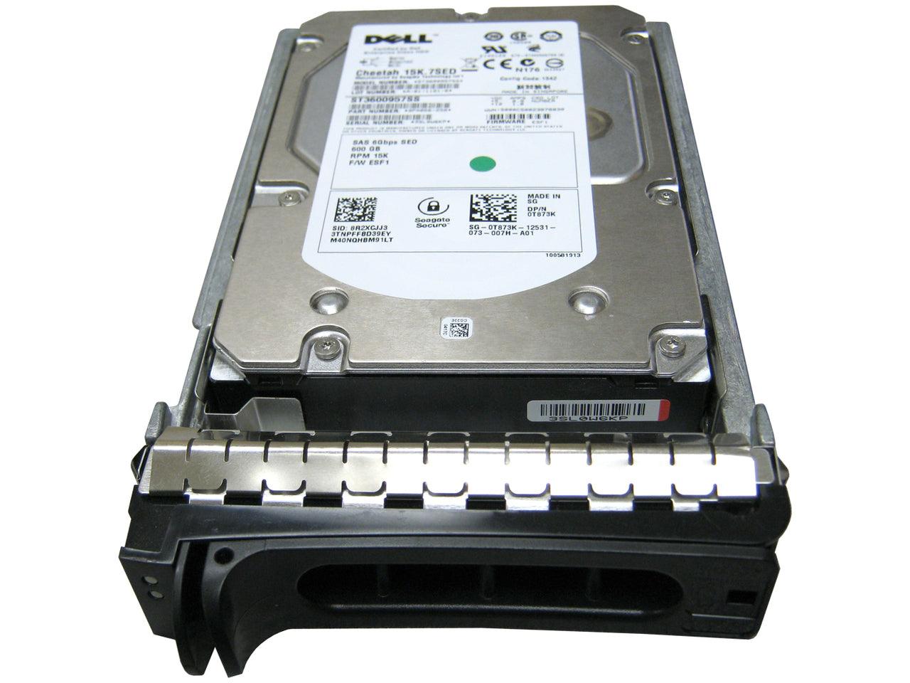 Dell SAS Hard Drive in Tray 600GB (T873K-RFB) thumbnail