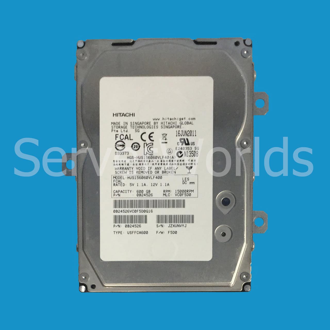 HP SPS-DRIVE HD FC 600GB 15K RPM (640849-001-RFB) thumbnail