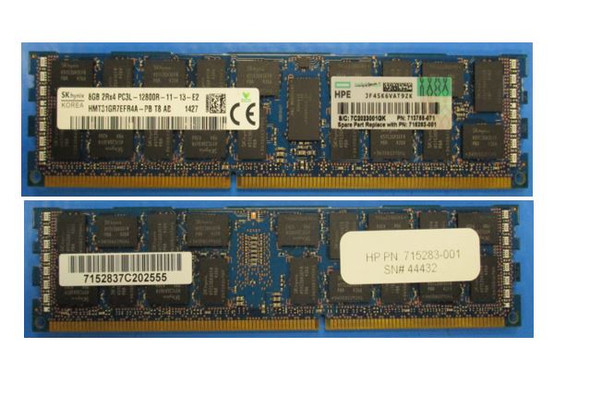 HP 8GB 2Rx8 PC3L-12800E-11 Kit (713979-B21-RFB) thumbnail