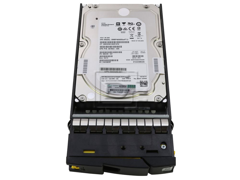 HPE 3PAR 4TB 12G 7.2K SAS (SMKR4000S5XEN7.2-RFB) thumbnail