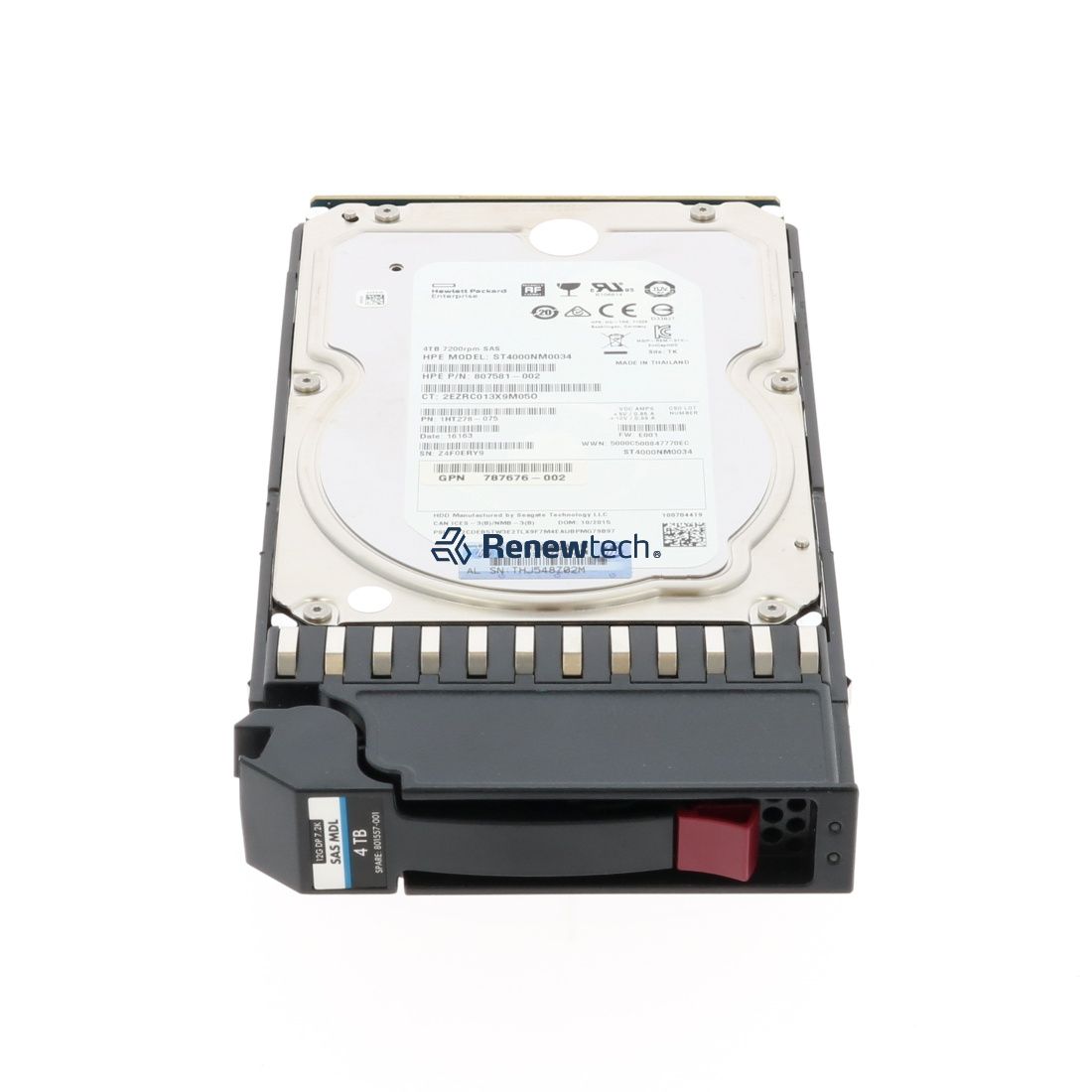 HPE Nimble HDD 4TB 12G 7.2K (SP-HDD-4TB-V2-RFB) thumbnail