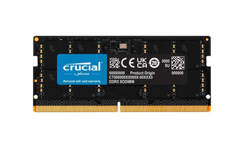 Crucial CT32G56C46U5T 32 GB DDR5-5600 ECC UDIMM Arbeitsspeicher Tray (CT32G56C46U5T) thumbnail