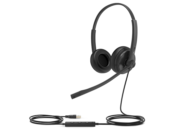Yealink UH34 SE Lite Dual Teams Headset Bedraad Hoofdband Kantoor/callcenter USB Type-C Zwart (1308162) thumbnail