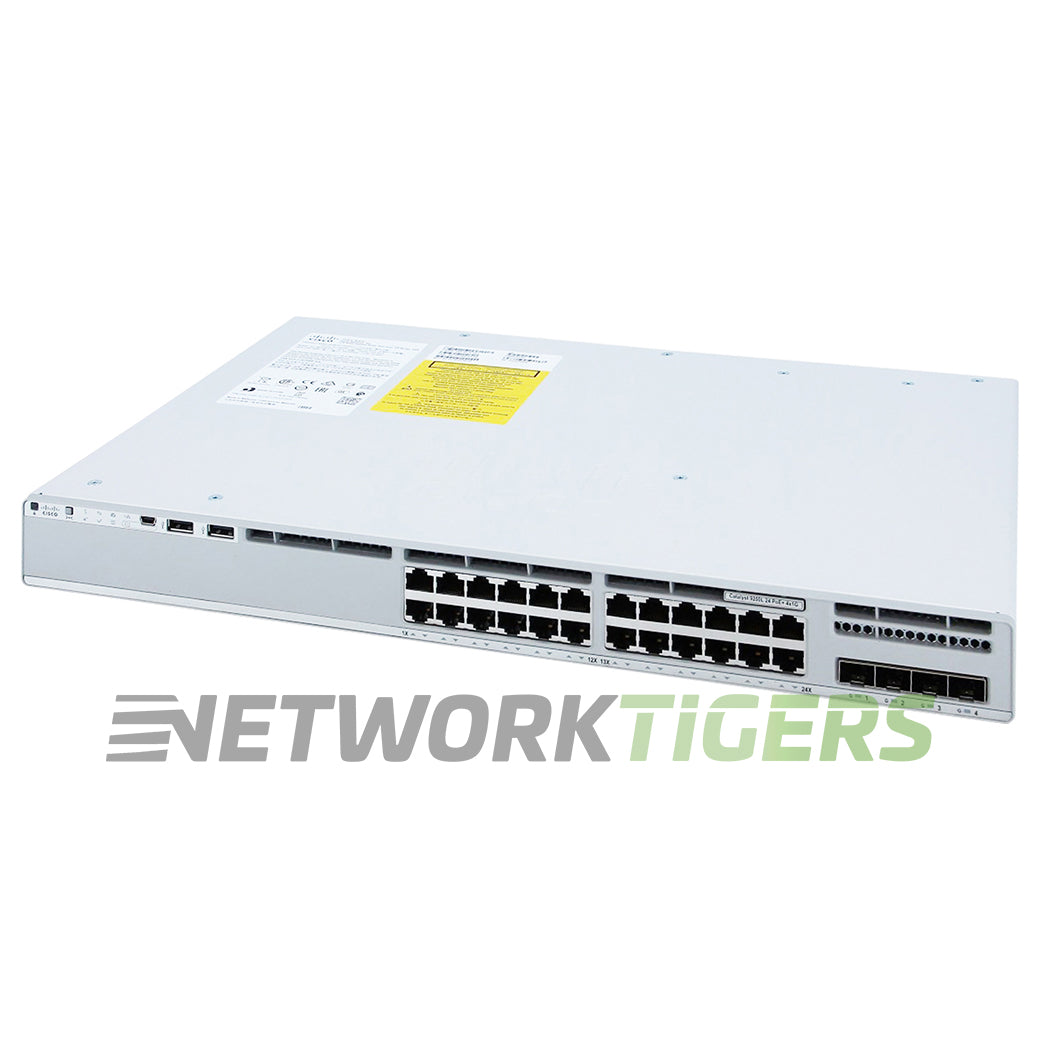 Cisco Network Switch Managed L2/L3 (C9300L-24P-4X-A-RFB) thumbnail