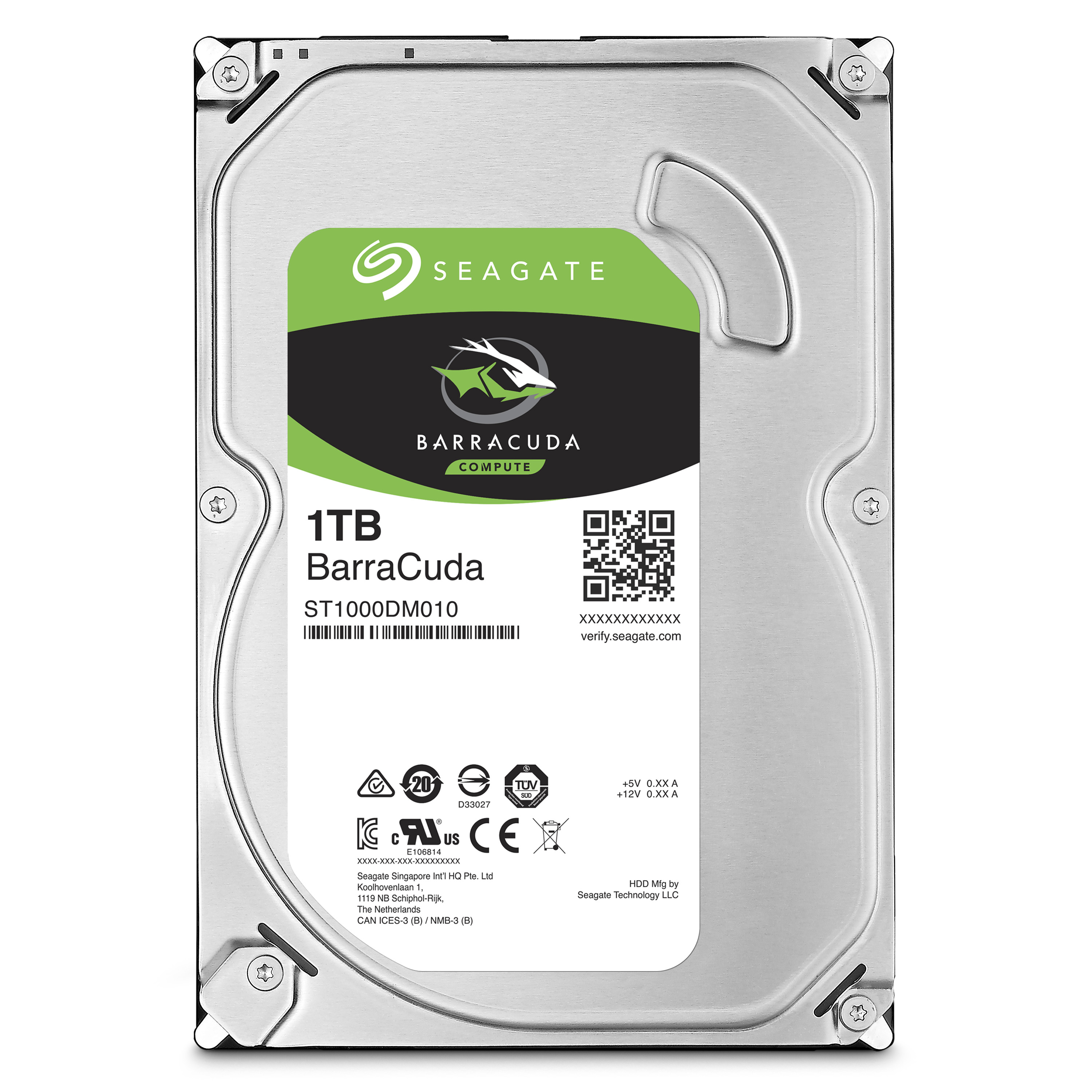 Seagate Barracuda ST1000DM010 interne harde schijf 3.5 1 TB SATA III (ST1000DM010) thumbnail