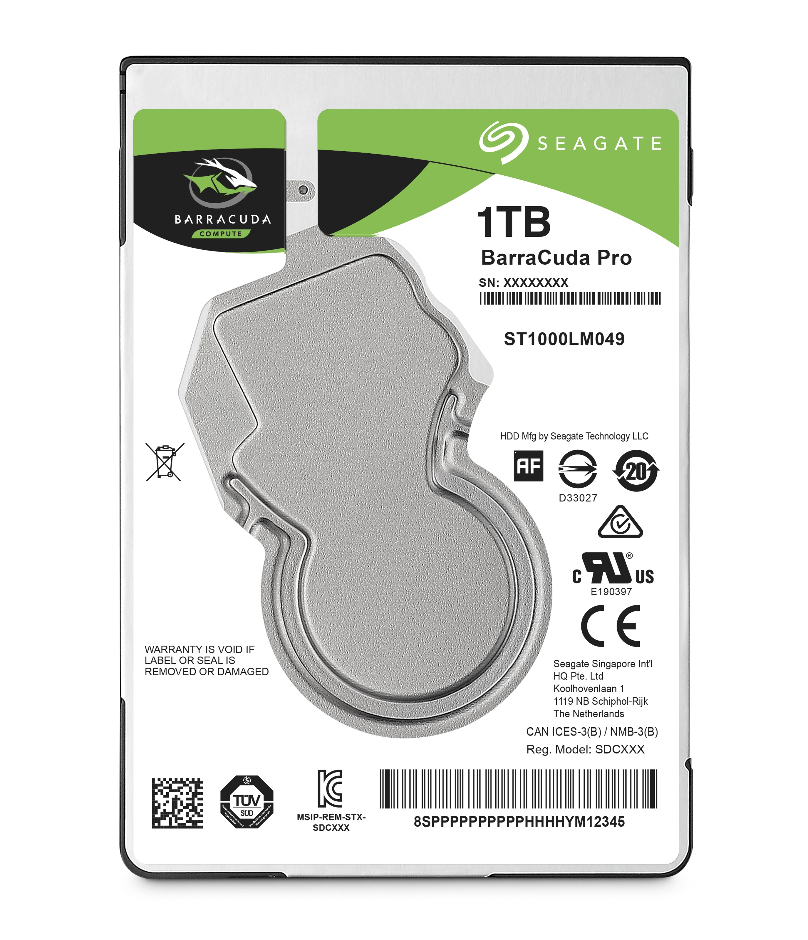 Seagate Barracuda Pro 2.5 1 TB SATA III (ST1000LM049) thumbnail