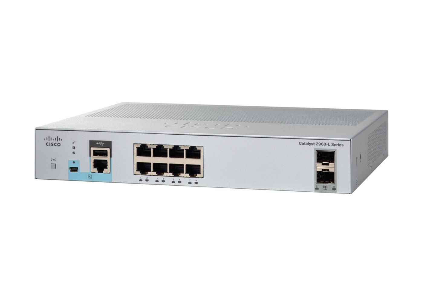 Cisco Switch/Cat 2960-L 8GigE 2x1G (WS-C2960L-8TS-LL-RFB) thumbnail