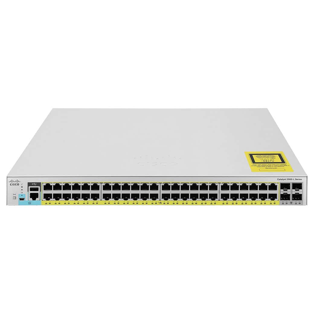 Cisco 48Ps Network Switch, 48 (WS-C2960L-SM-48PS-RFB) thumbnail