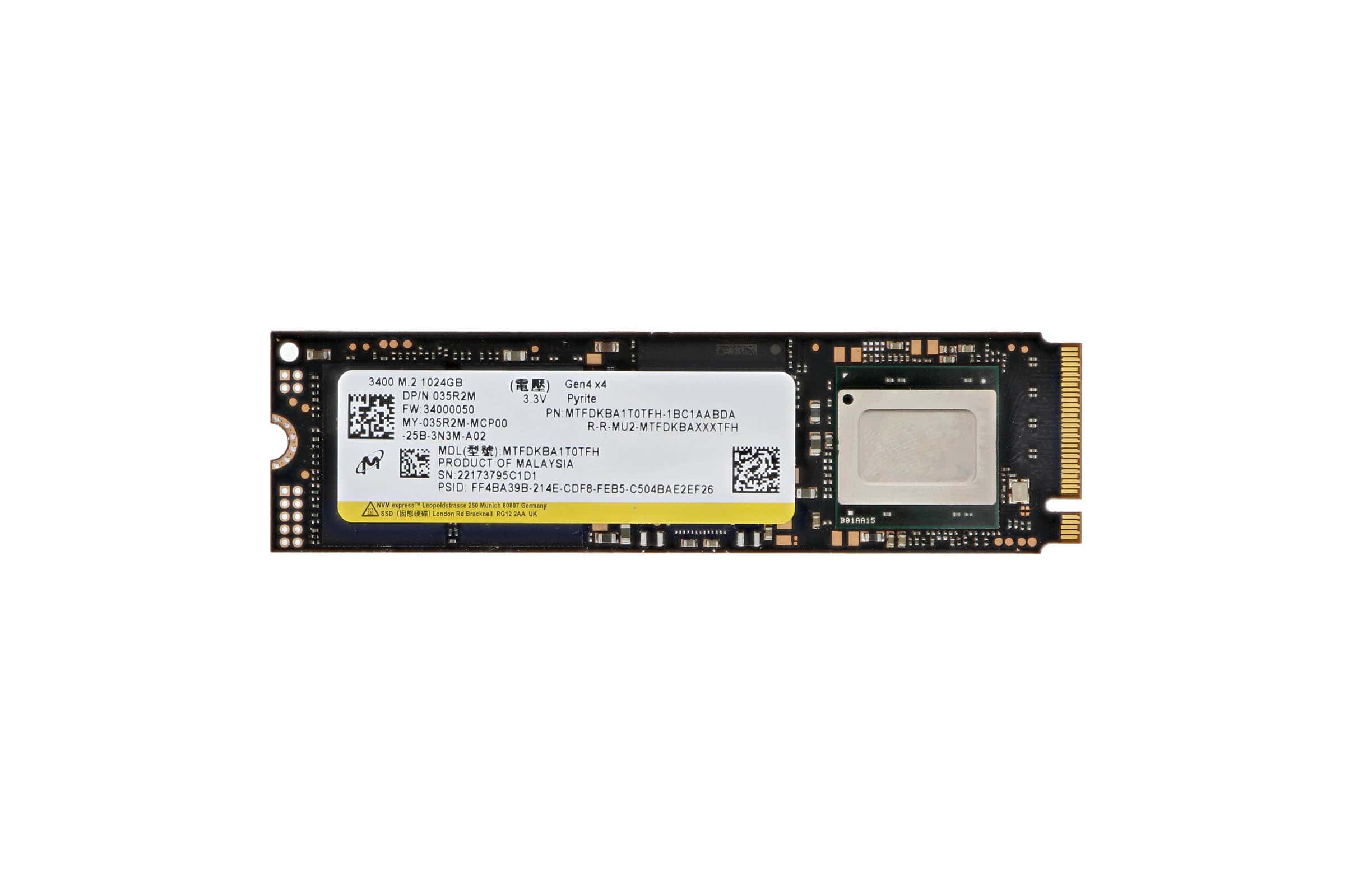 Dell 1TB M.2 2280 PCIe NVMe SSD (35R2M-RFB) thumbnail