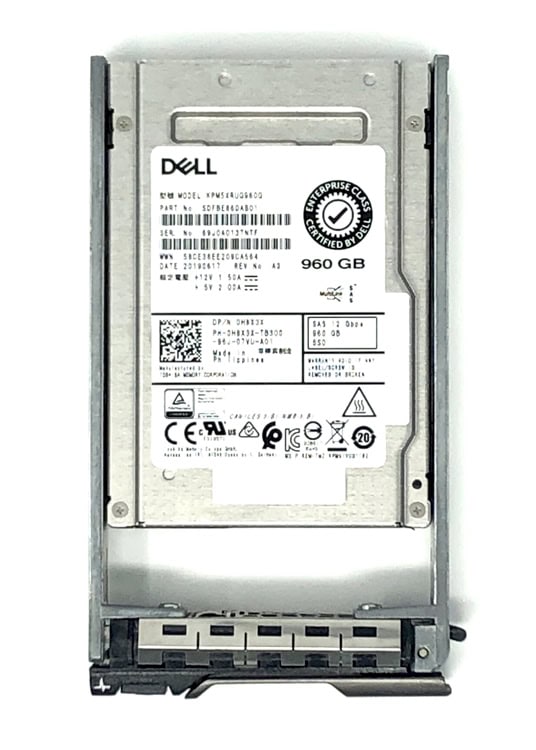 Dell SSDR 960GB SAS12 2.5 512e (4KG4X-RFB) thumbnail