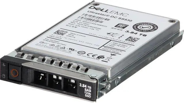 Dell SSD, 3.84TB, 2.5, RI, 512e, (YW17N-RFB) thumbnail