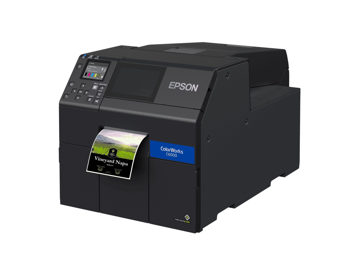 Epson ColorWorks CW-C6000Ae (BK) (C31CH76102BK) thumbnail