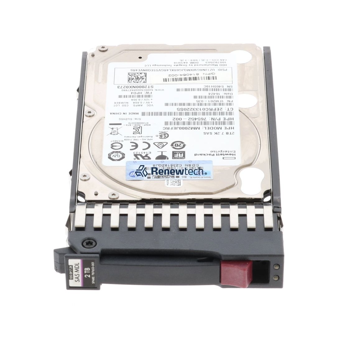 HP 2TB MSA SAS hard drive 7.2K (787653-001-RFB) thumbnail