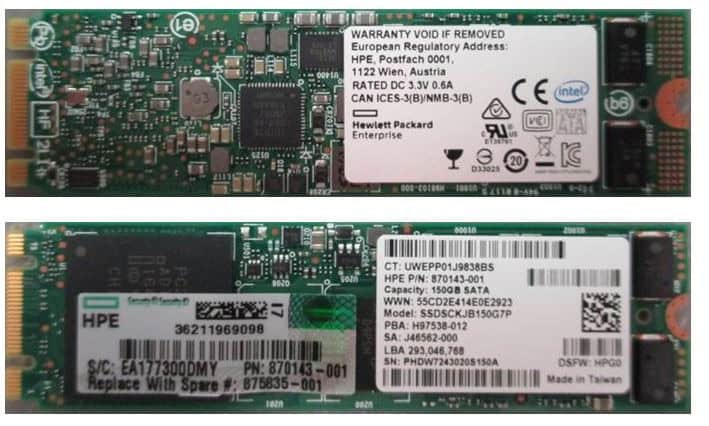 HP 150GB SATA RI M.2 2280 DS SSD (875317-B21-RFB) thumbnail