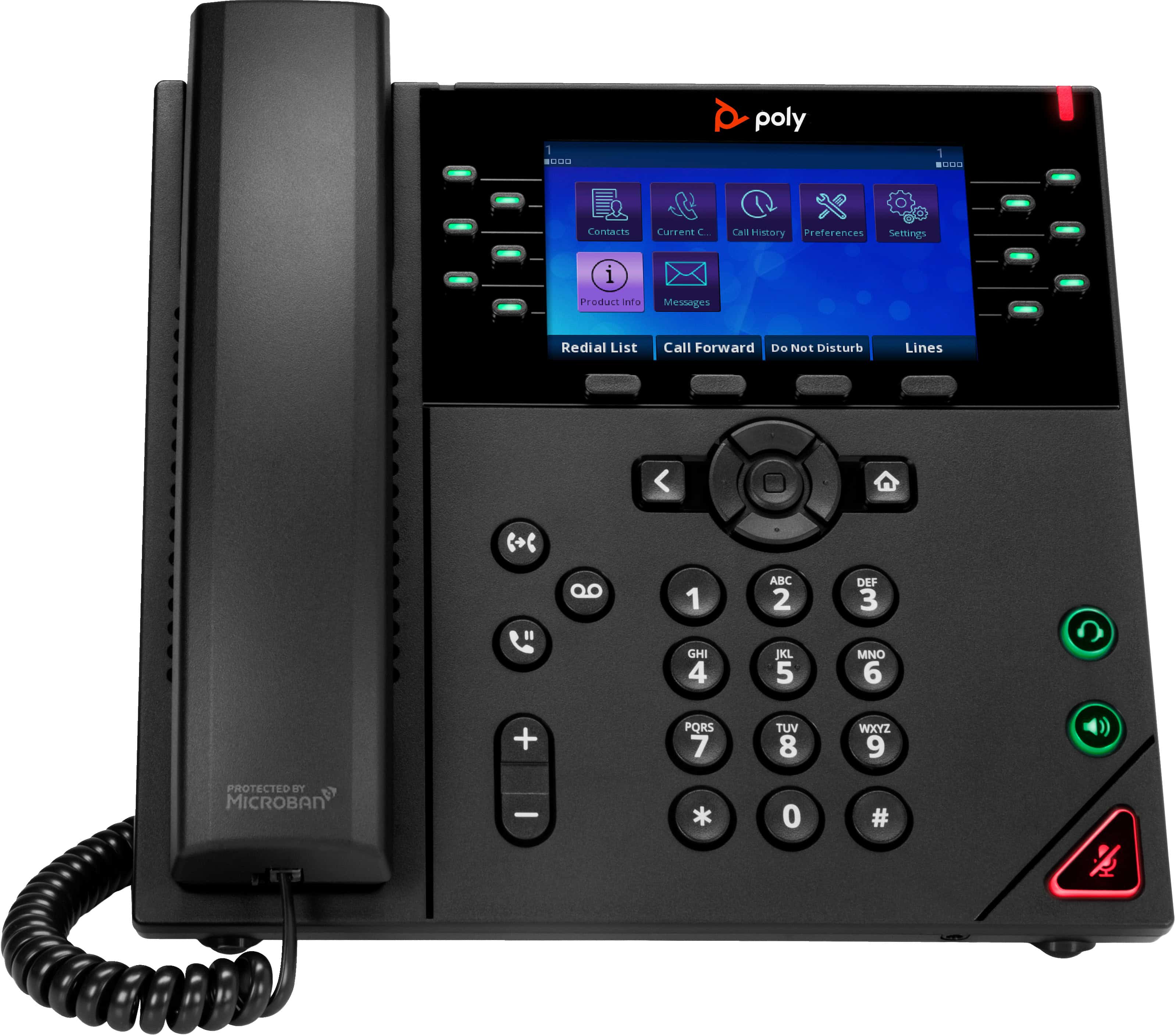 HP Poly OBi VVX 450 12-lijns IP-telefoon met PoE-ondersteuning en voeding (89K71AA#ABB) thumbnail