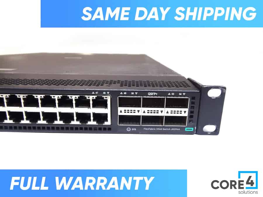 HP FF 5940 48XGT 6QSFP+Switch (JH394A-RFB) thumbnail