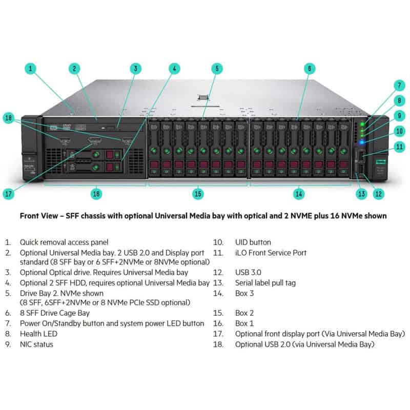 HP ML350 GEN10 XEON-B 3206R (P19789-B21-RFB) thumbnail