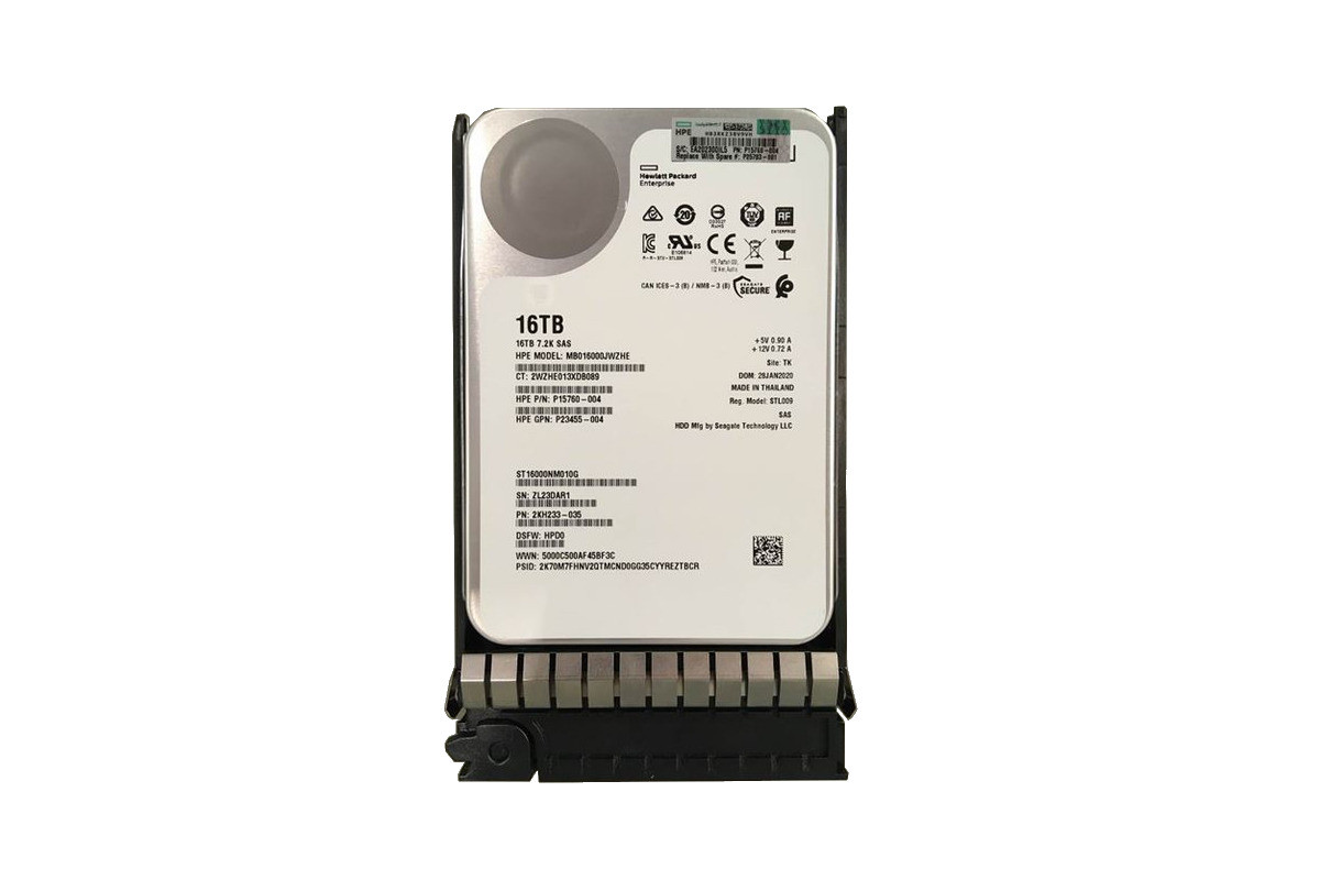 HP DRV HDD MSA 16TB SAS 7.2K LFF (P21581-001-RFB) thumbnail