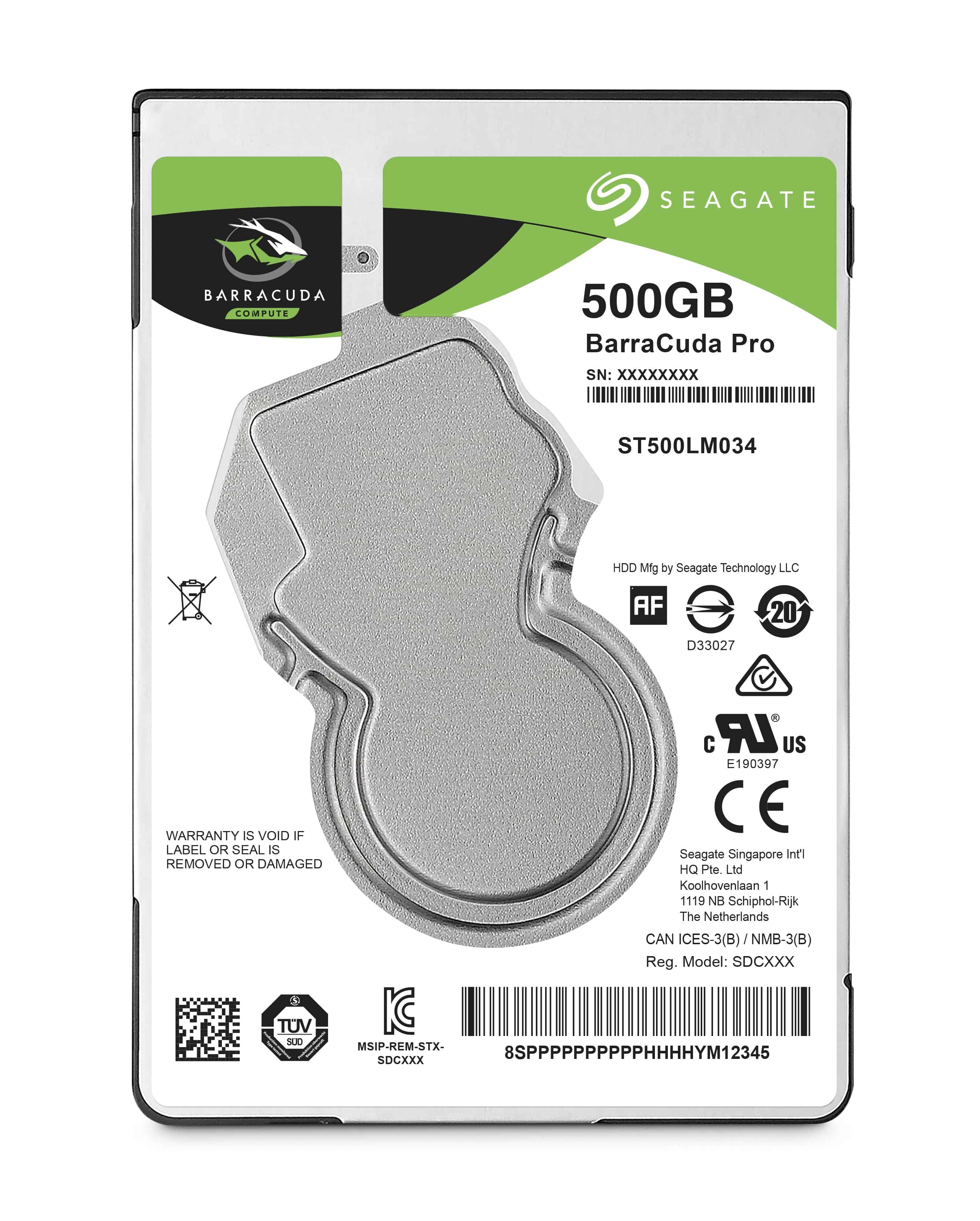 Seagate Barracuda Pro 2.5 500 GB SATA III (ST500LM034) thumbnail
