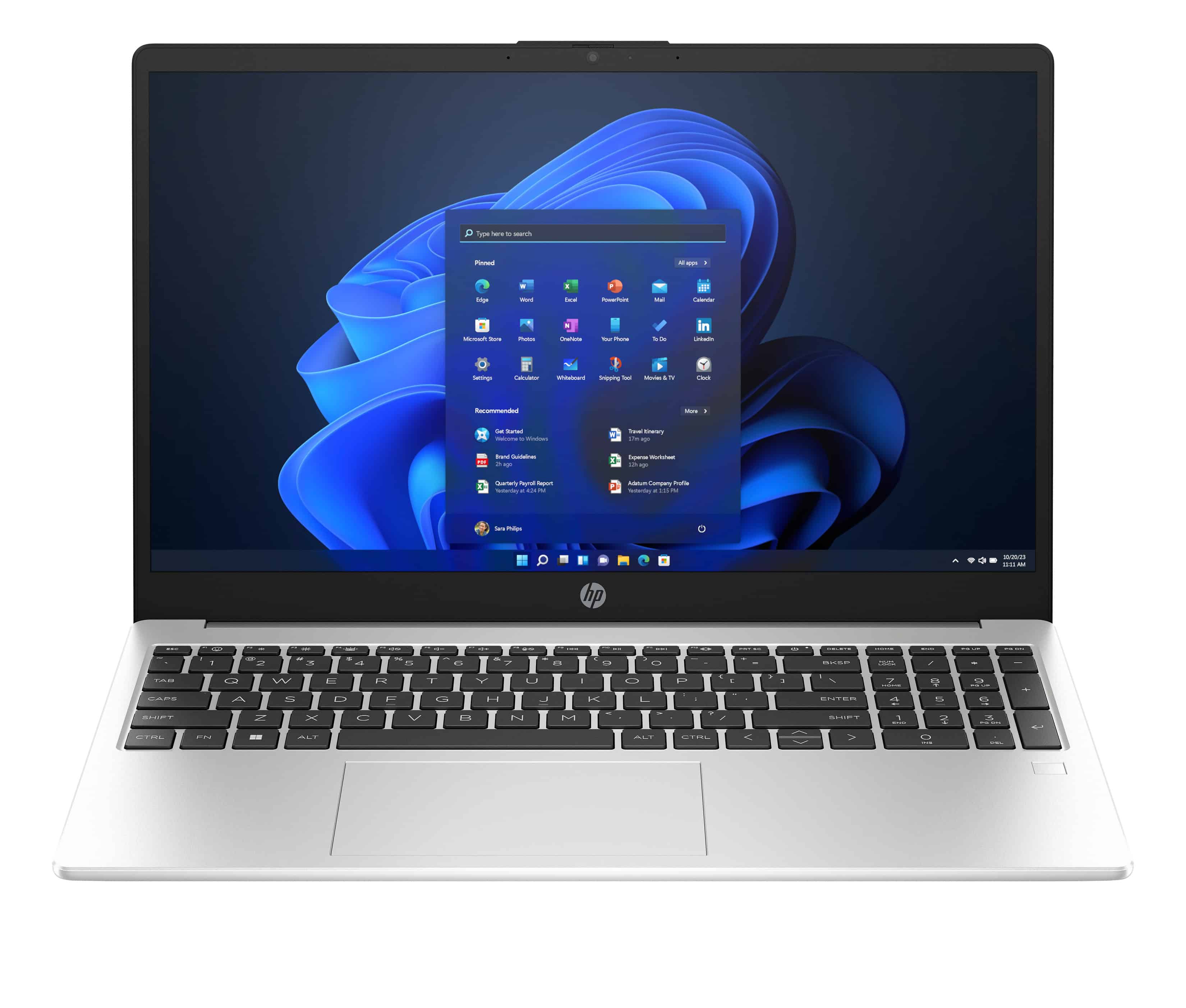 HP 255 G10 AMD Ryzen™ 5 7530U Laptop 39,6 cm (15.6") Full HD 8 GB DDR4-SDRAM 256 GB SSD Wi-Fi 6 (802.11ax) Windows 11 Pro Zilver (967V1ET#ABH) thumbnail