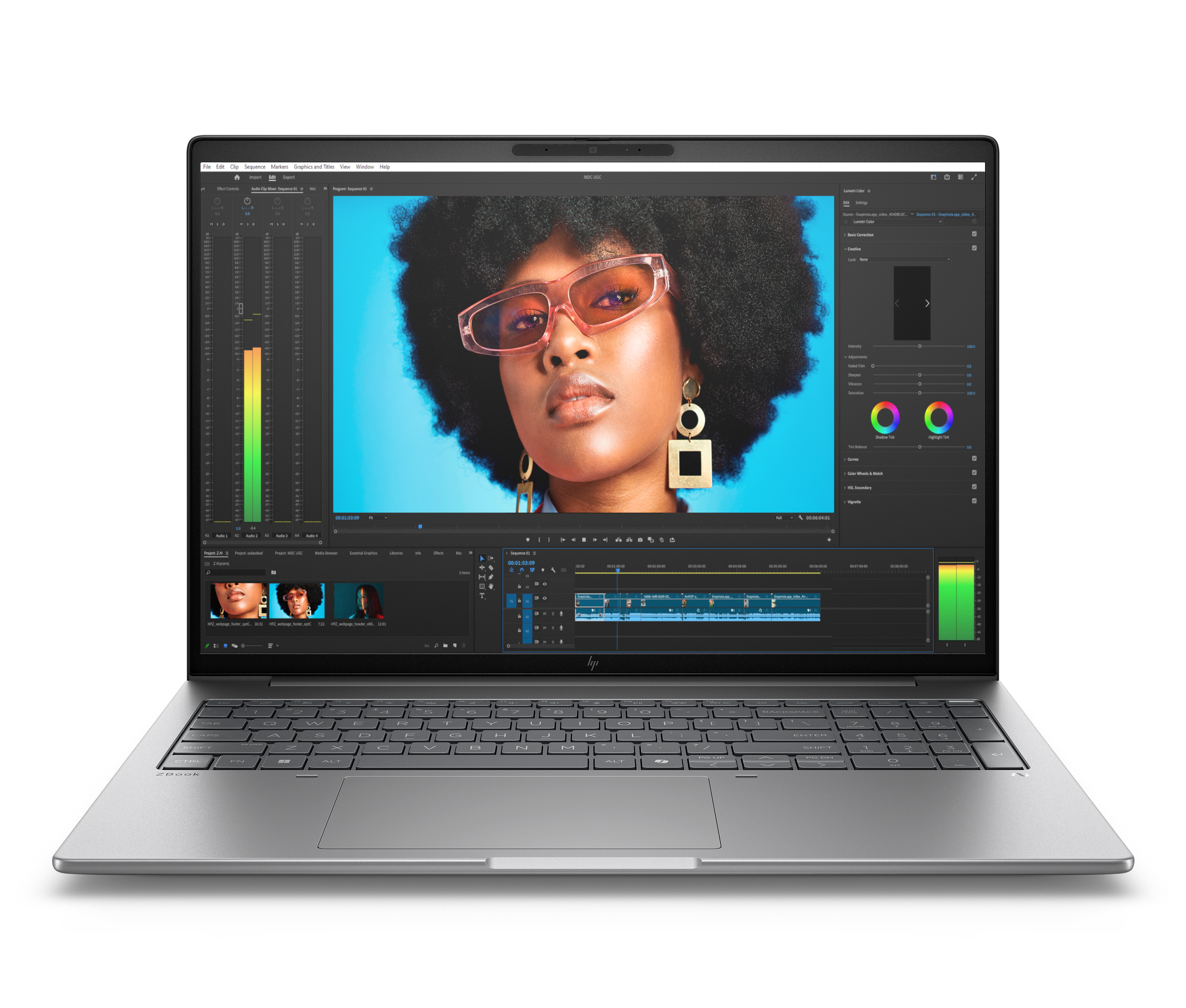 HP ZBook 8 G1 i16 U7 255H 16 32GB/1TB Intel Core Ultra 7 Mobiel werkstation 40,6 cm (16") WUXGA DDR5-SDRAM SSD NVIDIA RTX 500 Ada Wi-Fi 7 (802.11be) Windows 11 Pro AI Workstation, AI PC Zilver (C4DB0EA#ABH) thumbnail