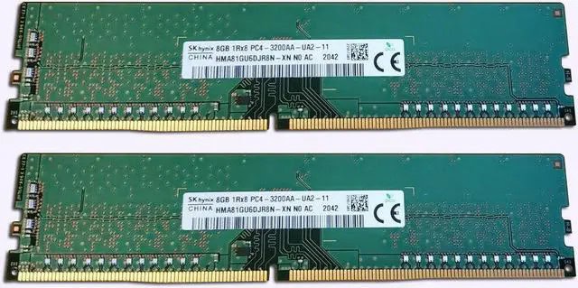 HYNIX 8GB (1*8GB) 1RX8 PC4-21300V-U DDR4-2666MHZ UDIMM (HMA81GU6DJR8N-XN) thumbnail