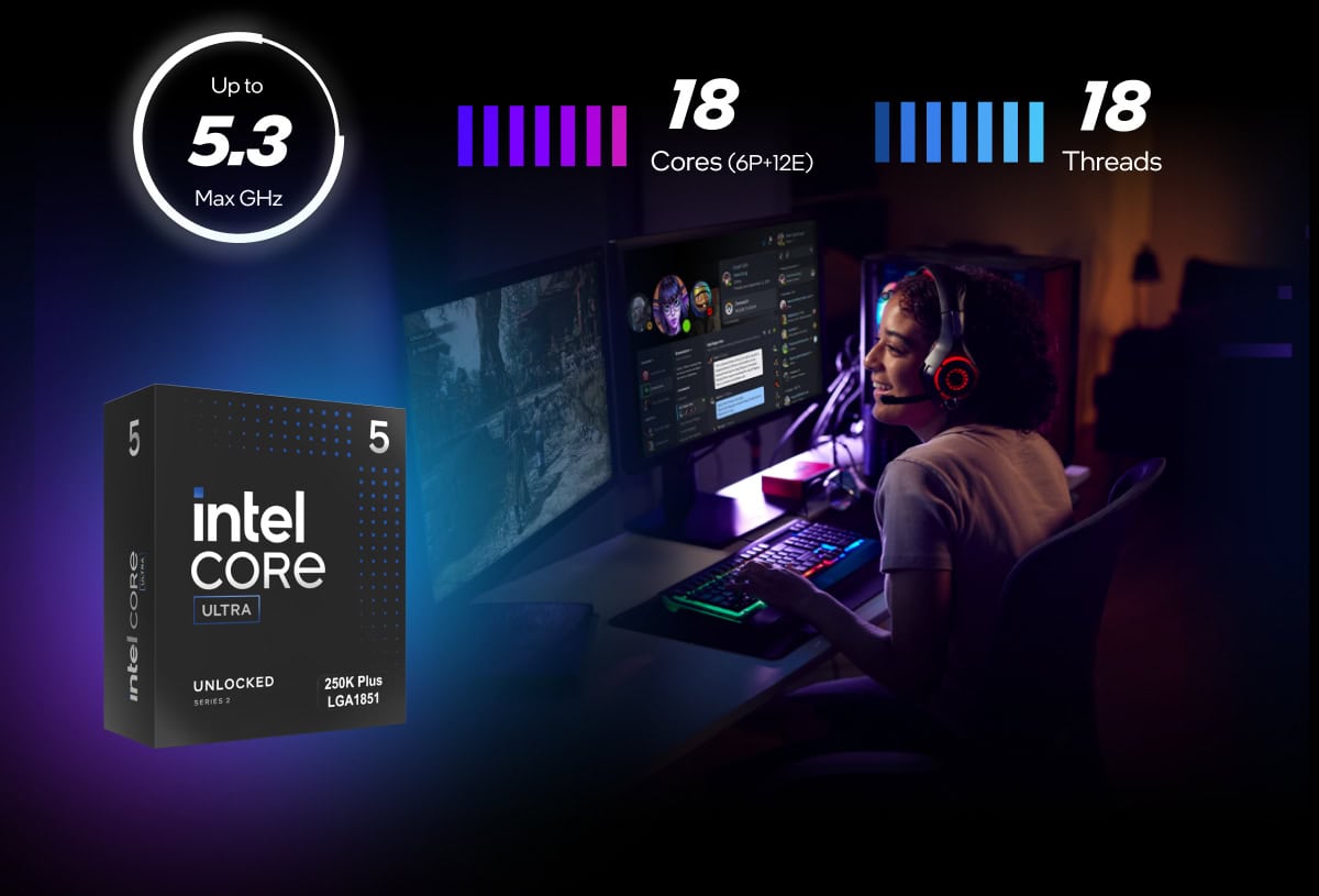Intel Cpu Ultra 7 250K, box | BX80768250K (BX80768250K) thumbnail