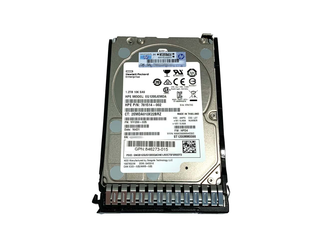 HP G8-G10 1.2-TB 12G 10K 2.5 SAS (846271-B21-RFB) thumbnail