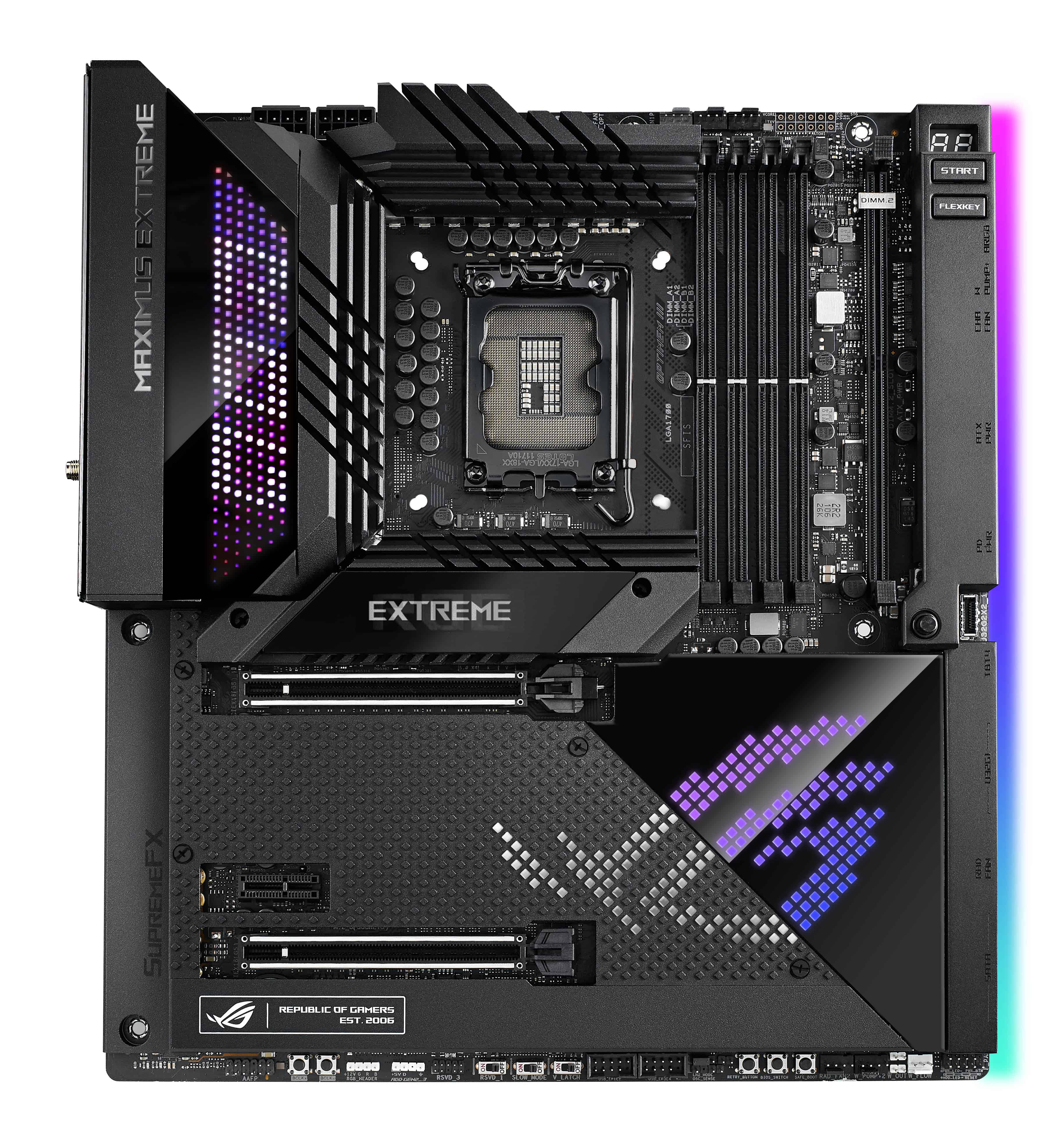 ASUS ROG MAXIMUS Z690 EXTREME Intel Z690 LGA 1700 Verlengd ATX (90MB18H0-M0EAY0) thumbnail