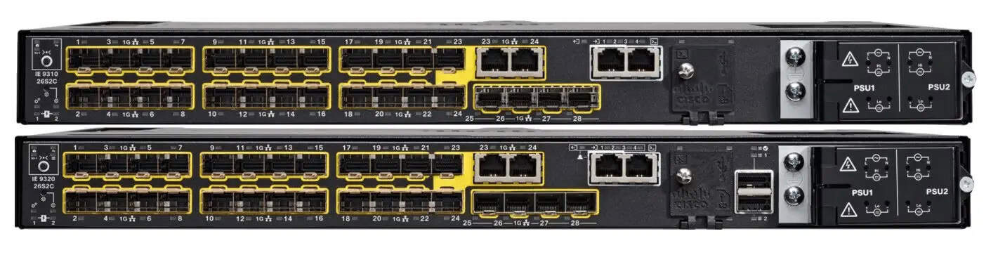Cisco Refurb/IE9300 w/24PortsGESFPDownlnks&4Pr (IE-9320-26S2C-E-RF) thumbnail