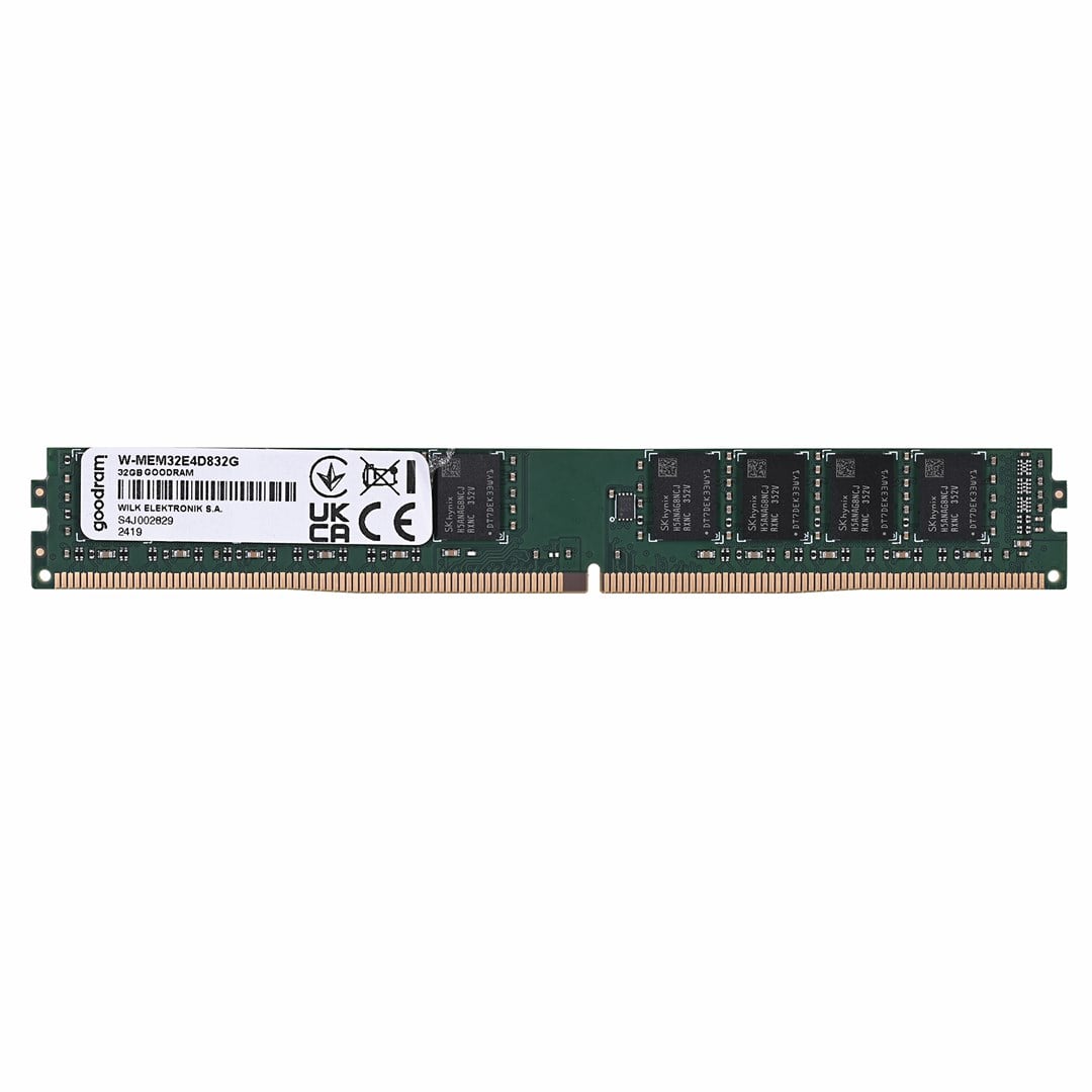 Goodram DDR4 32GB/3200(1 32) ECC DRx8 VLP server memory (W-MEM32E4D832G) thumbnail