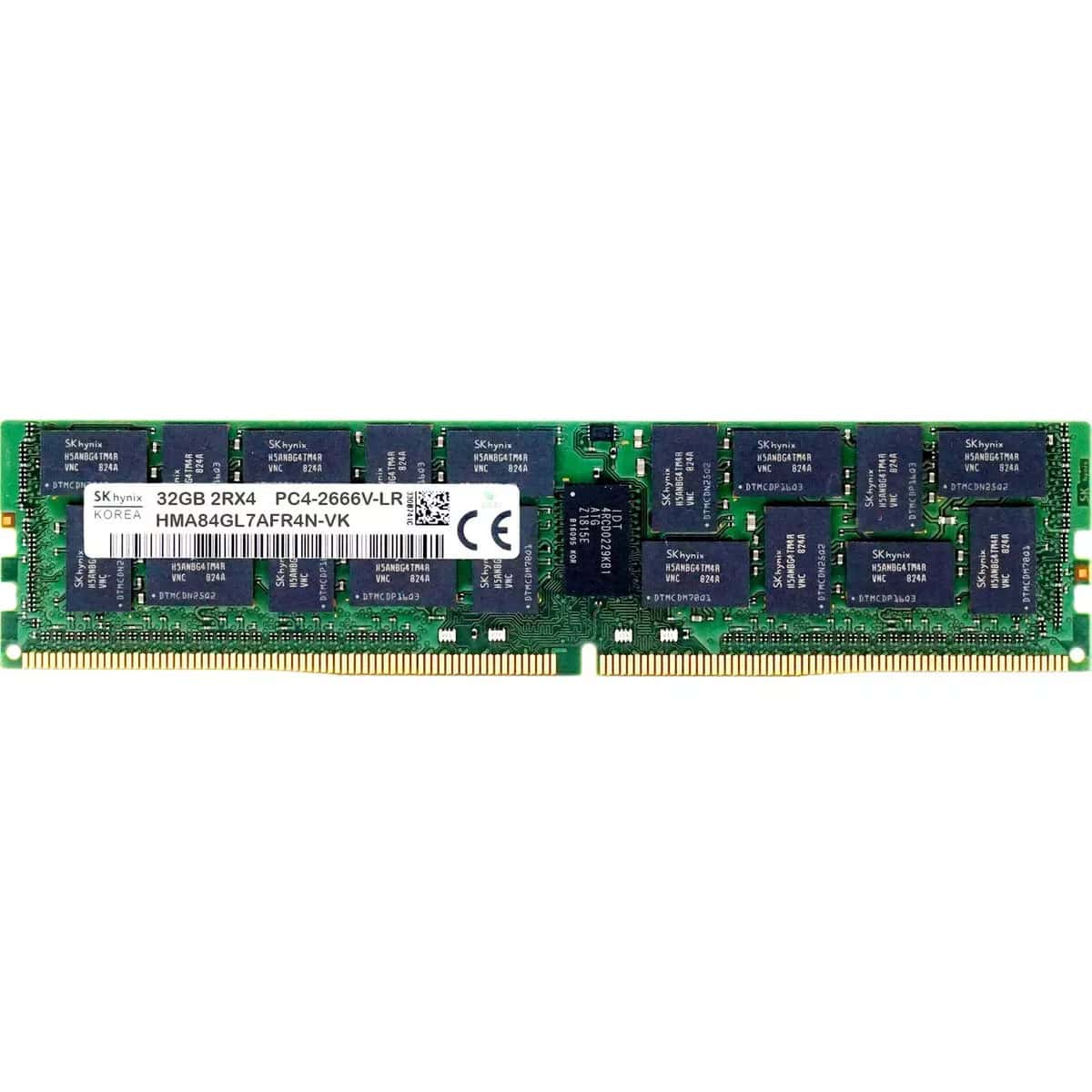 HYNIX 32GB (1*32GB) 2RX4 PC4-21300V-L DDR4-2666MHZ LRDIMM (HMA84GL7AFR4N-VK) thumbnail