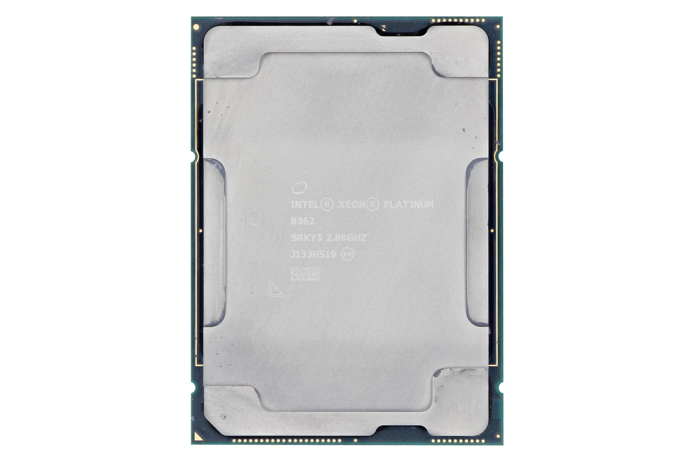INTEL XEON 32 CORE CPU PLATINUM 8362 48MB 2.80GHZ 265W (3200) (SRKY3) thumbnail