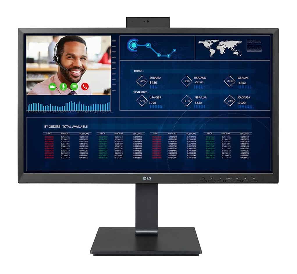 LG 24CQ650N-6N All-in-One PC/workstation Intel® Celeron® N5105 60,5 cm (23.8") 1920 x 1080 Pixels All-in-One thin client 4 GB DDR4-SDRAM 16 GB eMMC Wi-Fi 6 (802.11ax) Zwart (24CQ650N-6N) thumbnail