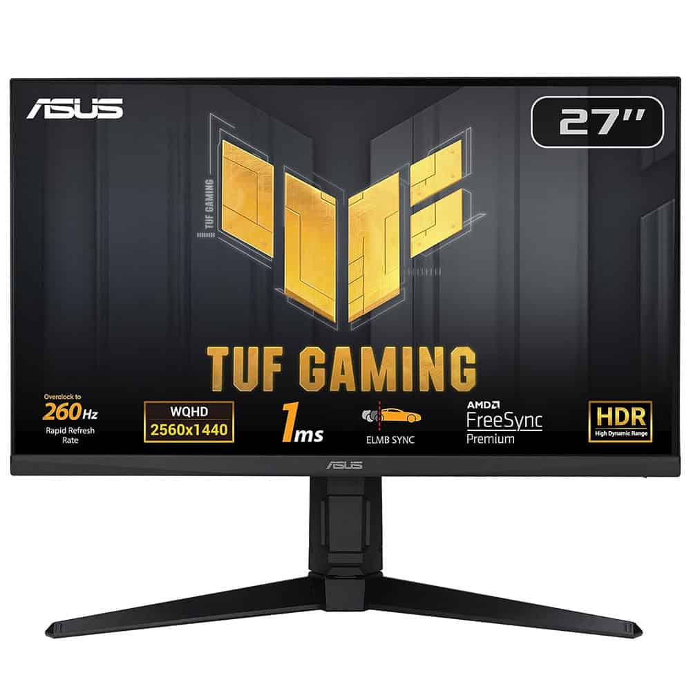 ASUS TUF Gaming VG27AQML1A computer monitor 68,6 cm (27") 2560 x 1440 Pixels Wide Quad HD LCD Zwart (90LM05Z0-B07370) thumbnail