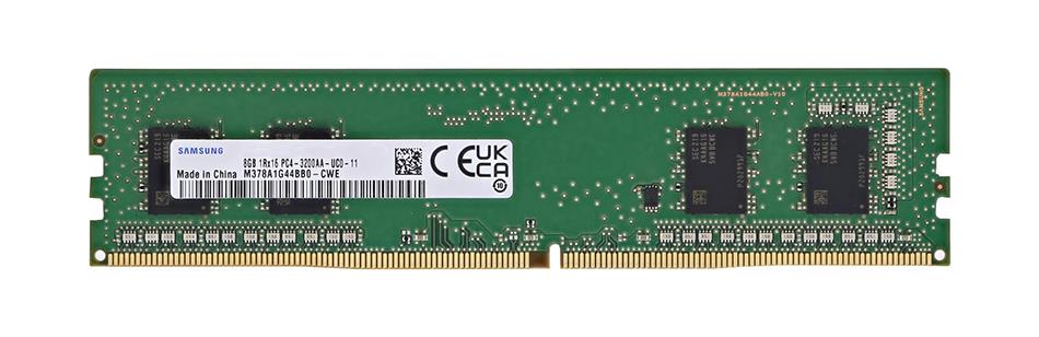 SAMSUNG 8GB (1*8GB) 1RX16 PC4-25600AA-U DDR4-3200MHZ UDIMM (M378A1G44BB0-CWE) thumbnail