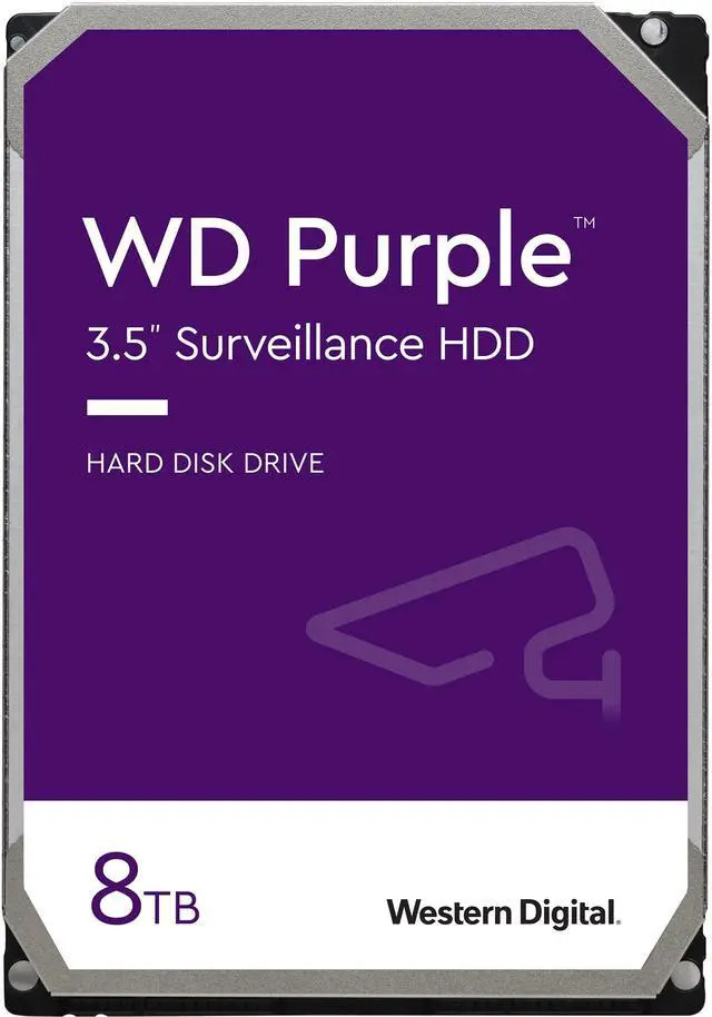 Western Digital WD Purple WD82PURZ - Festplatte - 8TB - intern - 3.5 (8,9 cm) - SATA 6Gb/s - 7200 U/min - Puffer: 256MB (WD82PUR (WD82PURZ) thumbnail