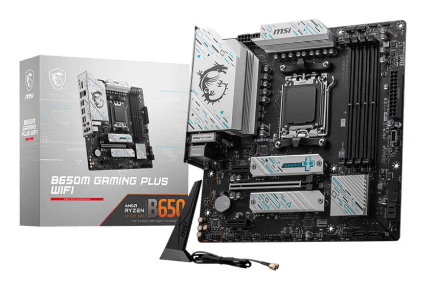 MSI MICRO ATX SOCKET AM5 B650 4xDDR5 2xM.2 USB 3.2 GEN 2 1xPCI-EXPRESS 4.0 16X LAN 2 .5 GBE WI-FI 6E (911-7E24-001) thumbnail