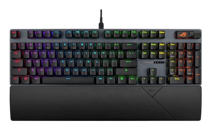 ASUS ROG Strix Scope II X toetsenbord Gamen USB Zwart (90MP03XF-BKNA20) thumbnail