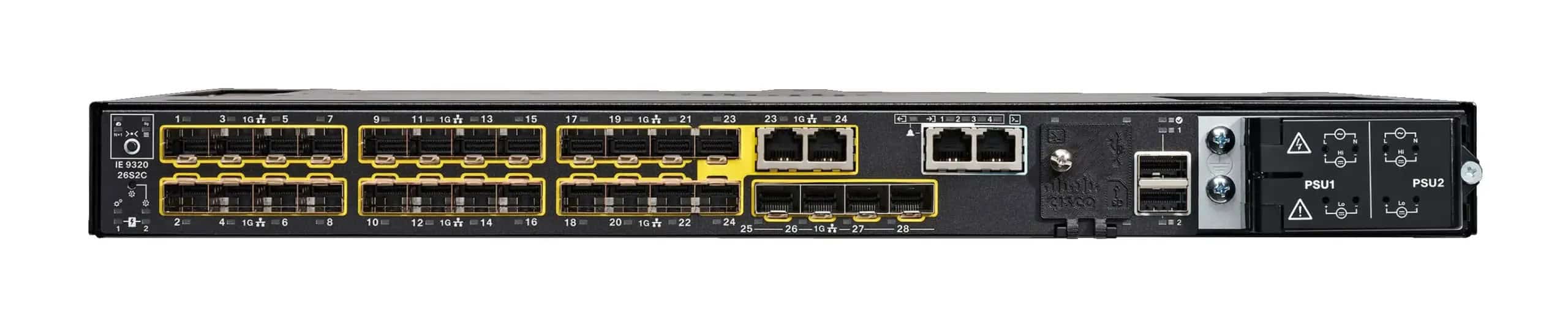 Cisco Refurb/IE9300w/24PortsGESFPDwn4PrtsGESF (IE-9320-26S2C-A-RF) thumbnail