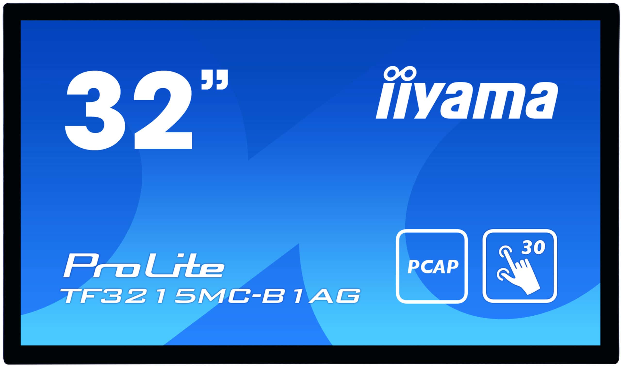 iiyama ProLite TF3215MC-B1AG computer monitor 81,3 cm (32") 1920 x 1080 Pixels Full HD LED Touchscreen Kiosk Zwart (TF3215MC-B1AG) thumbnail
