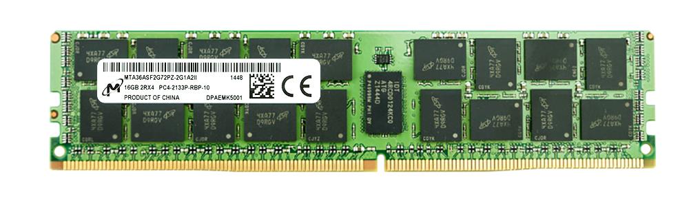 MICRON 16GB (1*16GB) 2RX4 PC4-17000P-R DDR4-2133MHZ VLP RDIMM (MTA36ADS2G72PZ-2G1) thumbnail