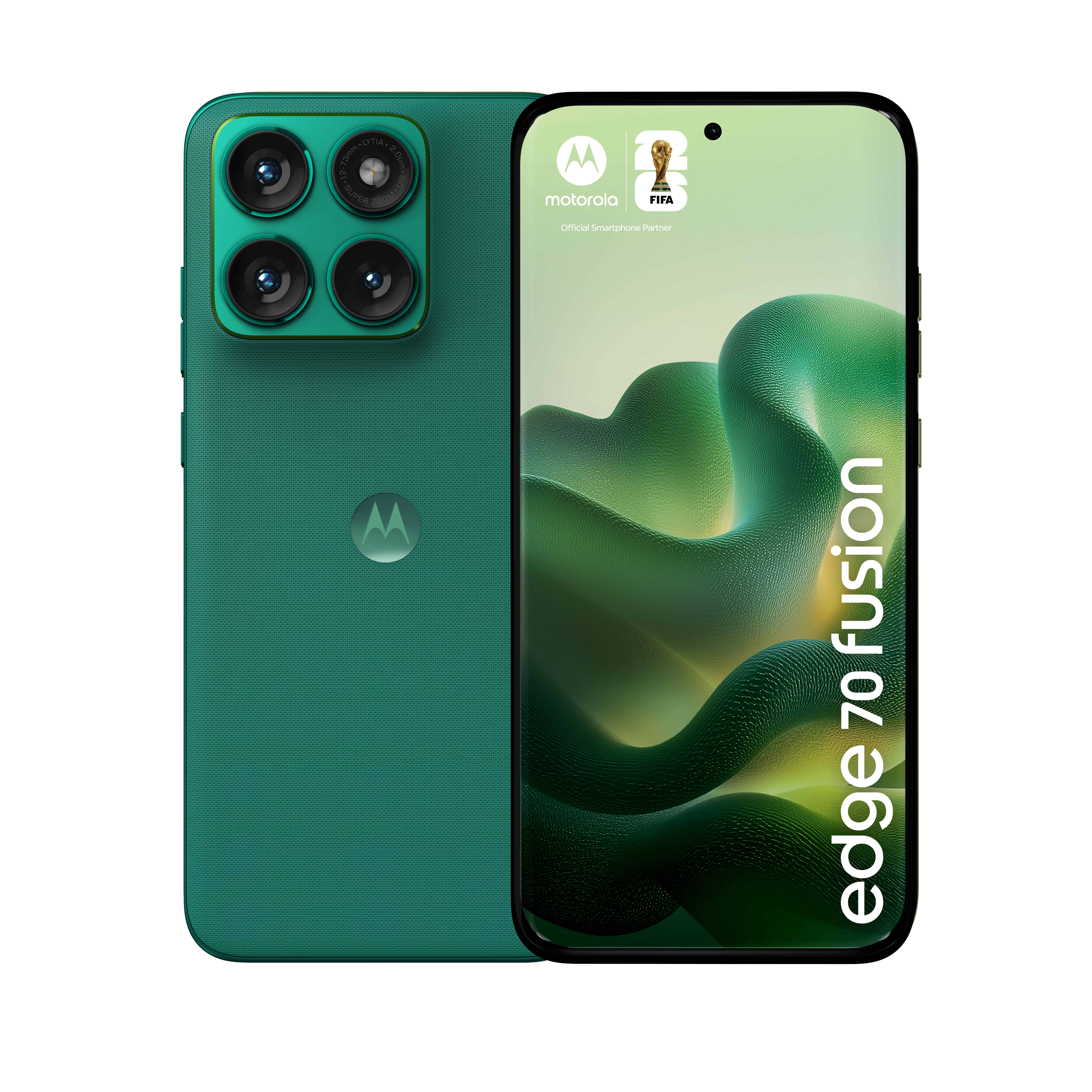 Motorola edge 70 fusion 17,2 cm (6.78") Dual SIM Android 16.0 5G USB Type-C 8 GB 256 GB 5200 mAh Groen (PBBD0005SE) thumbnail