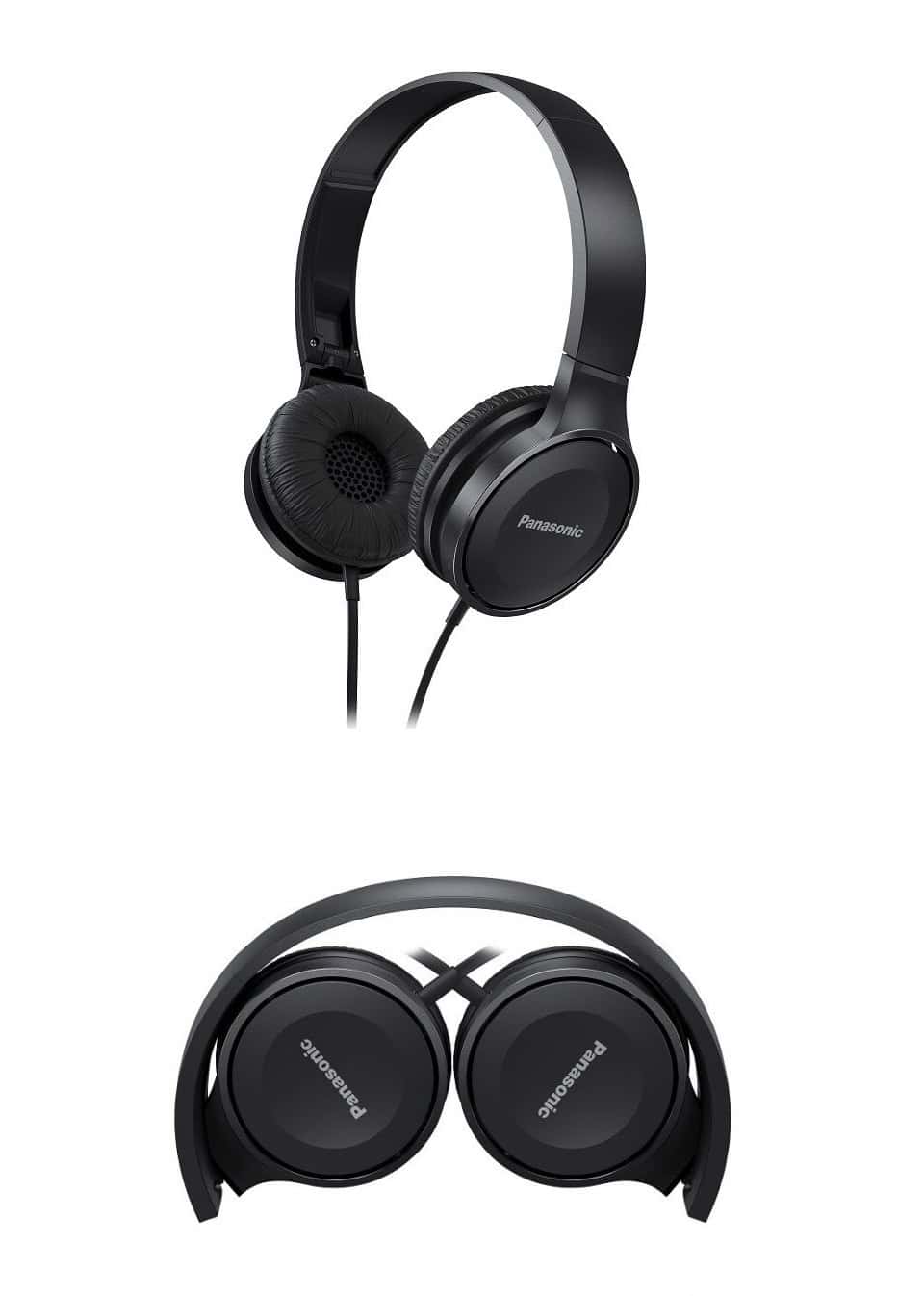 Panasonic RP-HF100E, Wired, 10 - 23000 Hz, Call/Music, 137 g, Headphones, Black (RP-HF100E-K) thumbnail