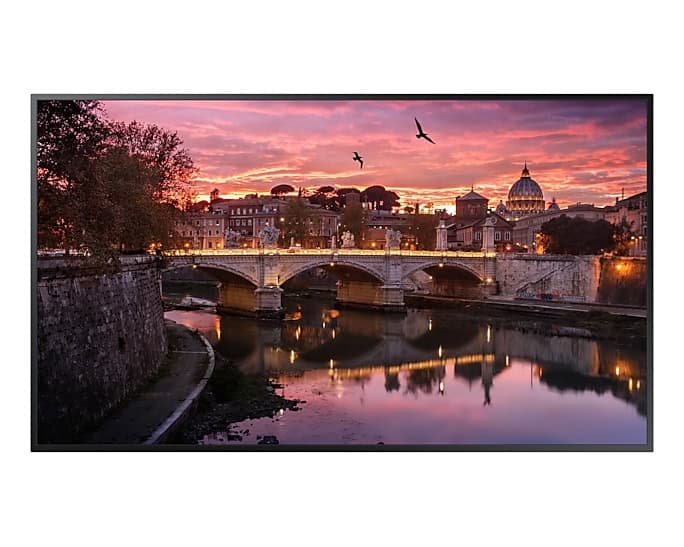 Samsung QB55R-B Digitale signage flatscreen 138,7 cm (54.6") TFT Wifi 350 cd/m² 4K Ultra HD Zwart Type processor Tizen 4.0 (LH55QBRBBGCXEN) thumbnail