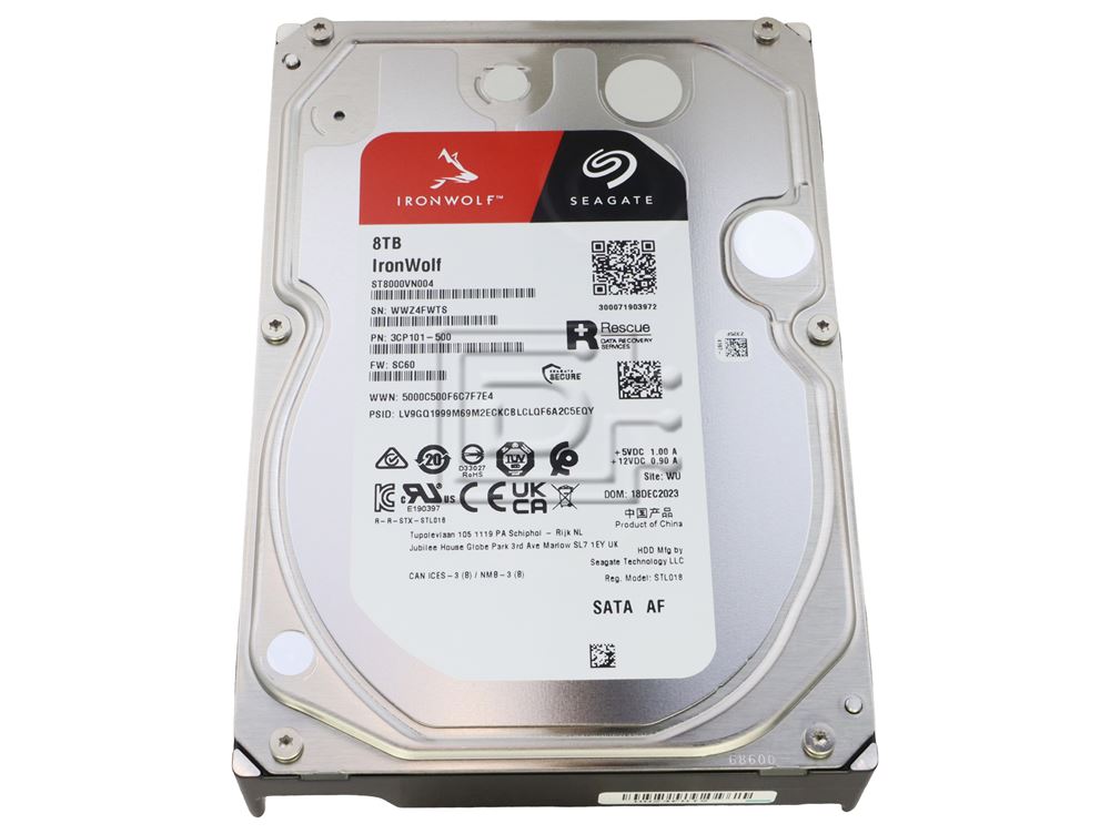 Seagate IronWolf ST8000VNA04 - hard disk - 8 TB - internal - 3.5 Inch (8.9 cm) (ST8000VNA04) thumbnail